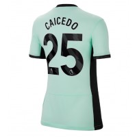 Zenski Nogometni Dres Chelsea Moises Caicedo #25 Rezervni 2023-24 Kratak Rukav